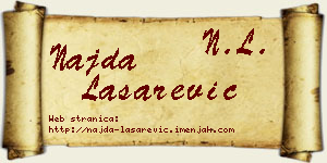 Najda Lašarević vizit kartica